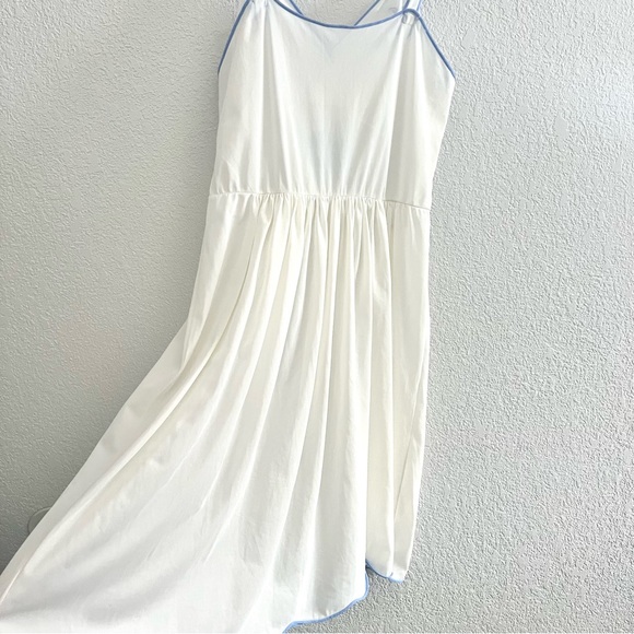 Rogers Vintage Nightgown in Cream and Periwinkle. Floral Lingerie size Medium - Picture 5 of 6